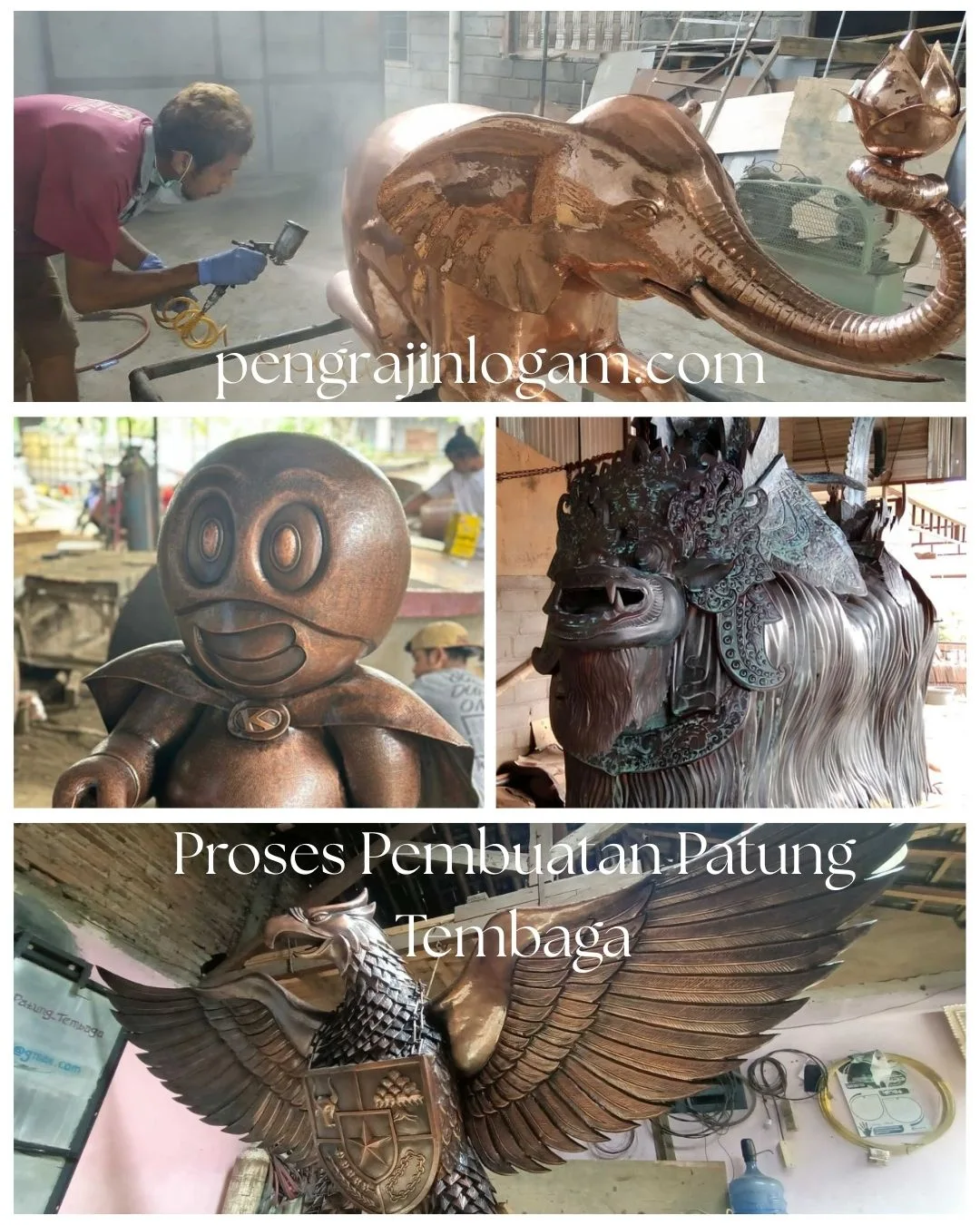 Proses Pembuatan Patung Tembaga