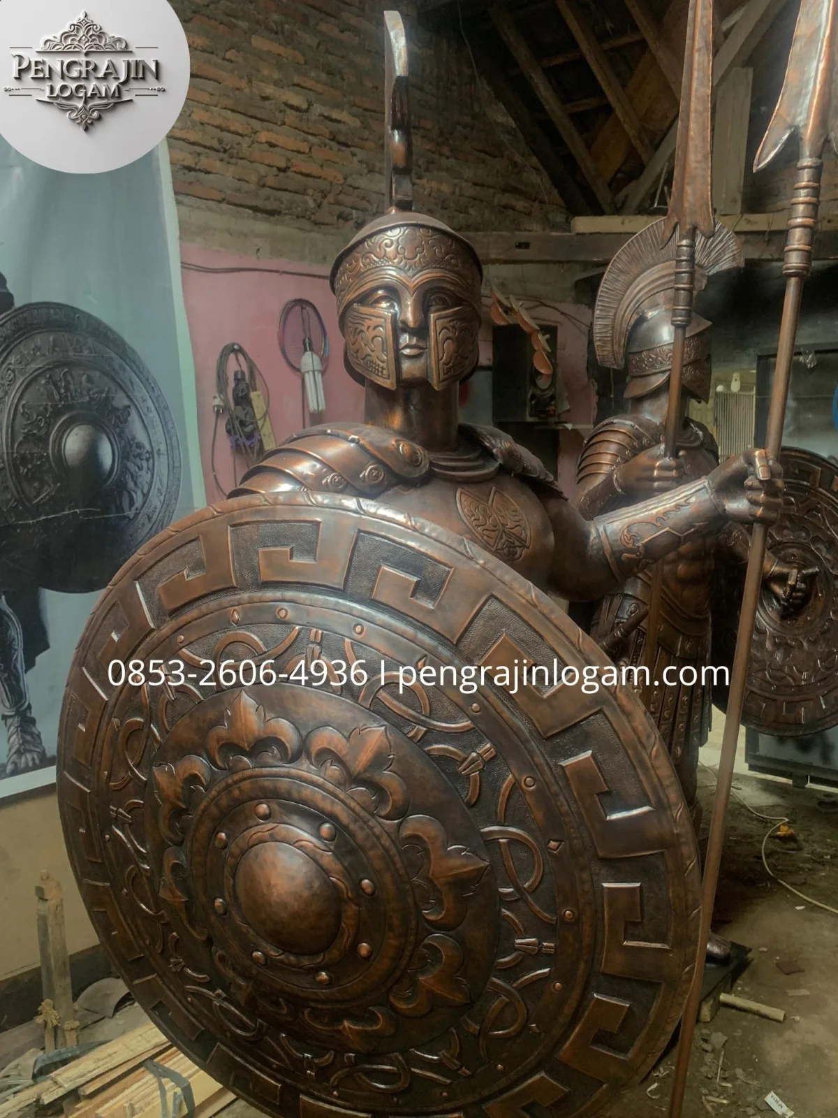 Patung Sparta Tembaga