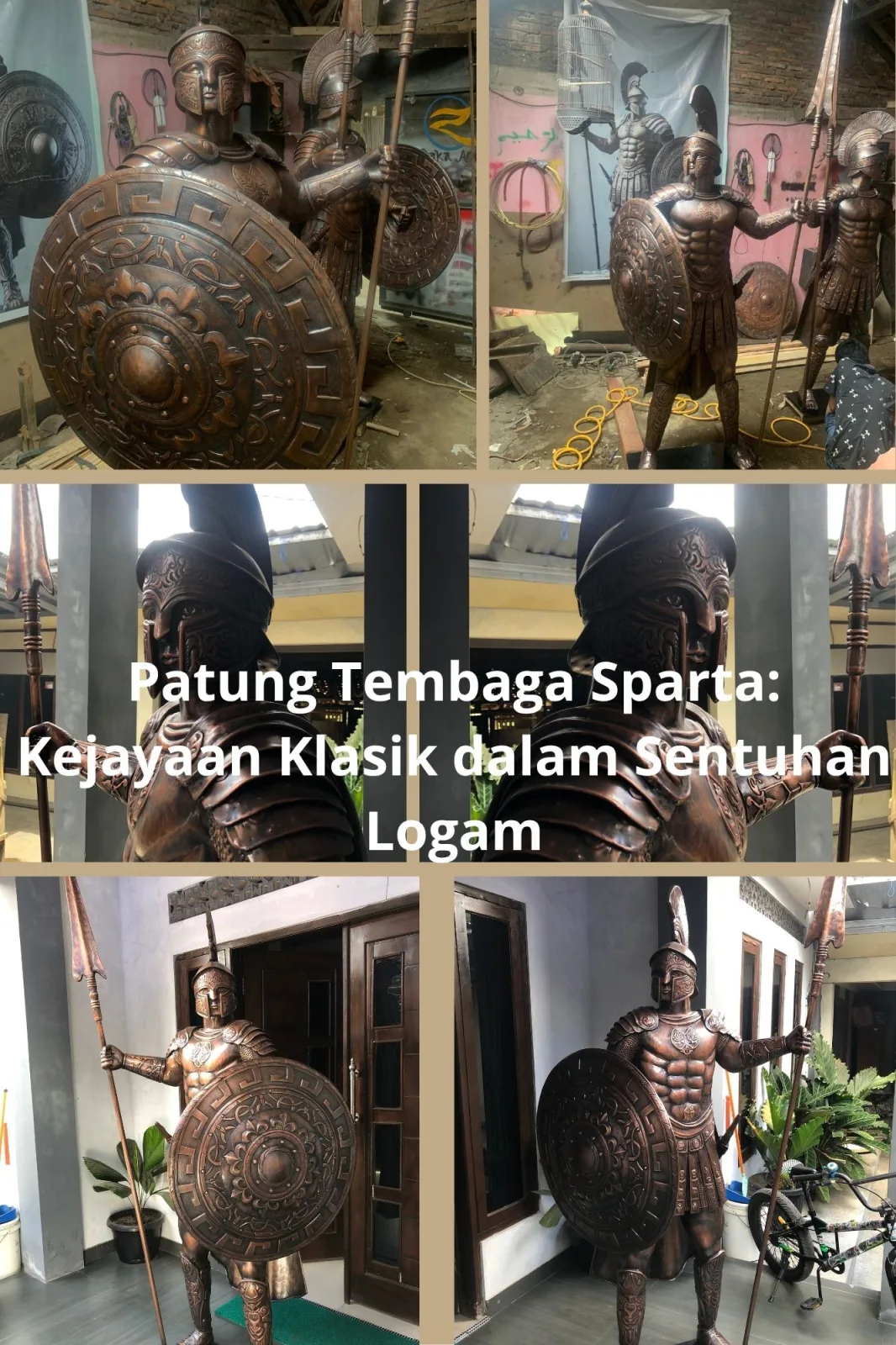 Patung Tembaga Sparta Kejayaan Klasik dalam Sentuhan Logam