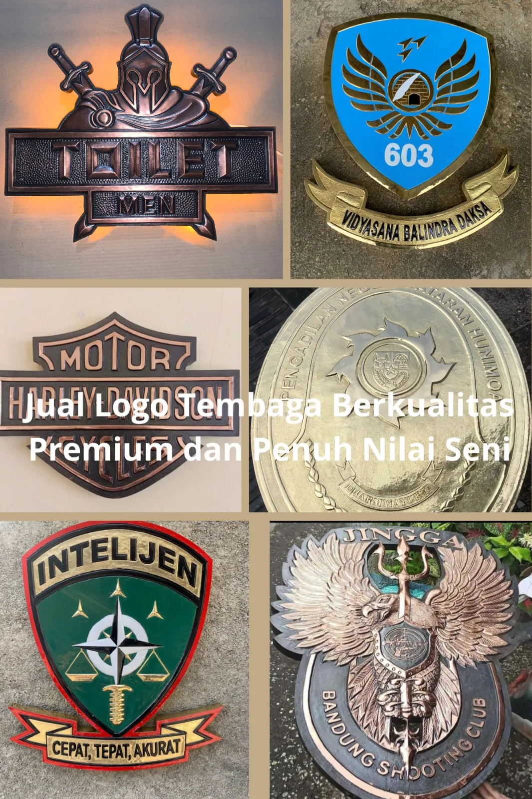 Jual Logo Tembaga Berkualitas Premium dan Penuh Nilai Seni