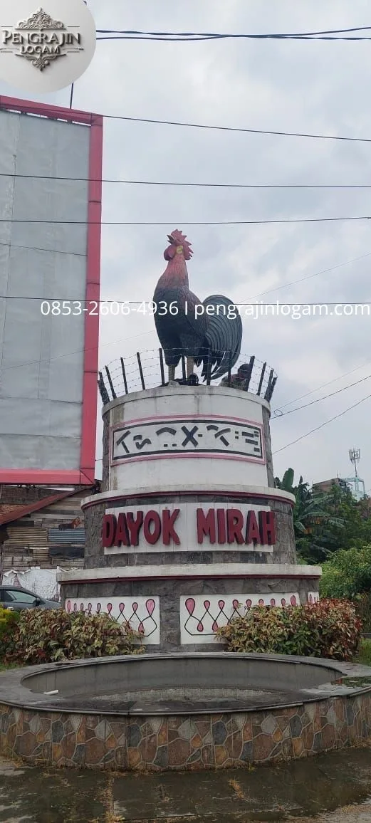 Tugu Ayam Dayok Mirah Bleecopper