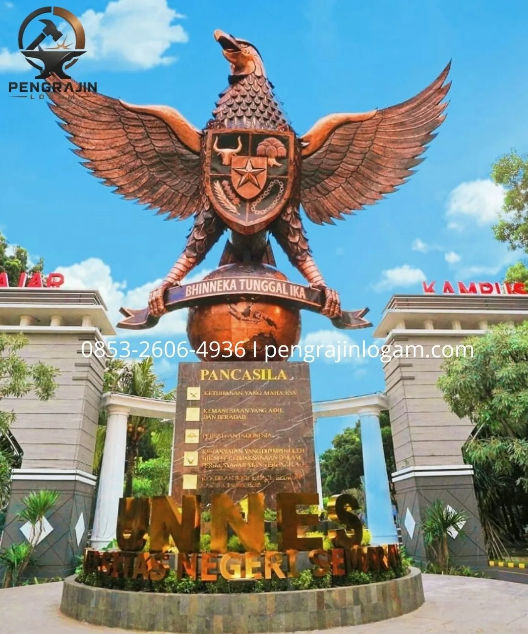 Monumen Tugu Patung Tembaga