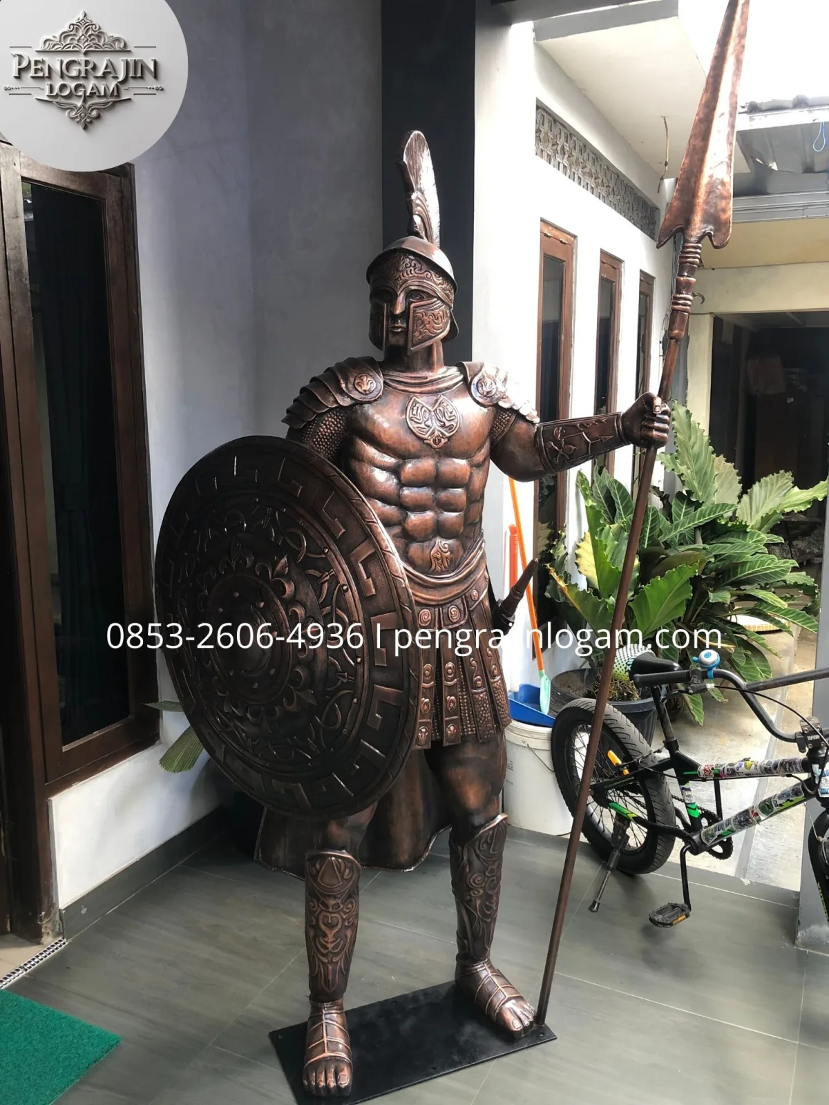 Patung Sparta Tembaga