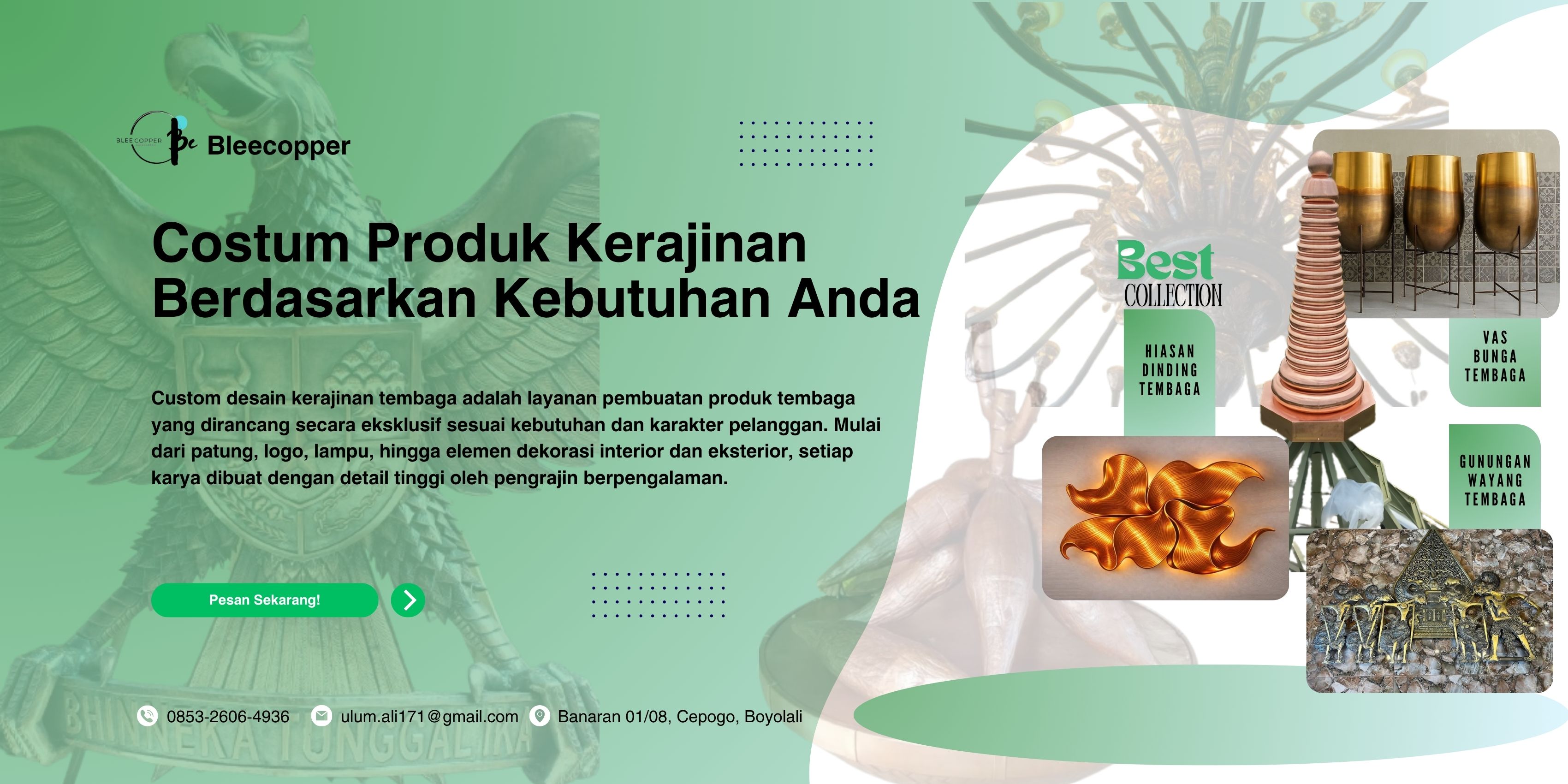 Pengrajin Tembaga kuningan Bleecopper Pengrajin Tembaga kuningan Bleecopper