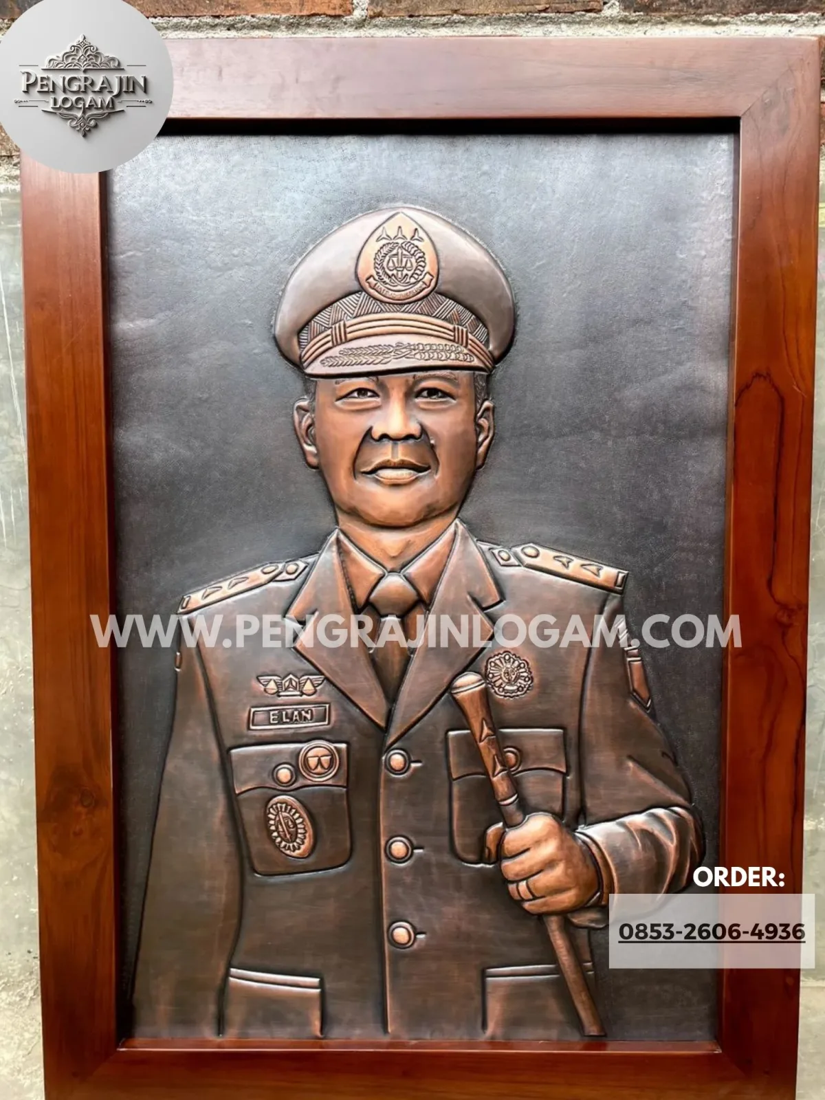 Relief Logam Tembaga