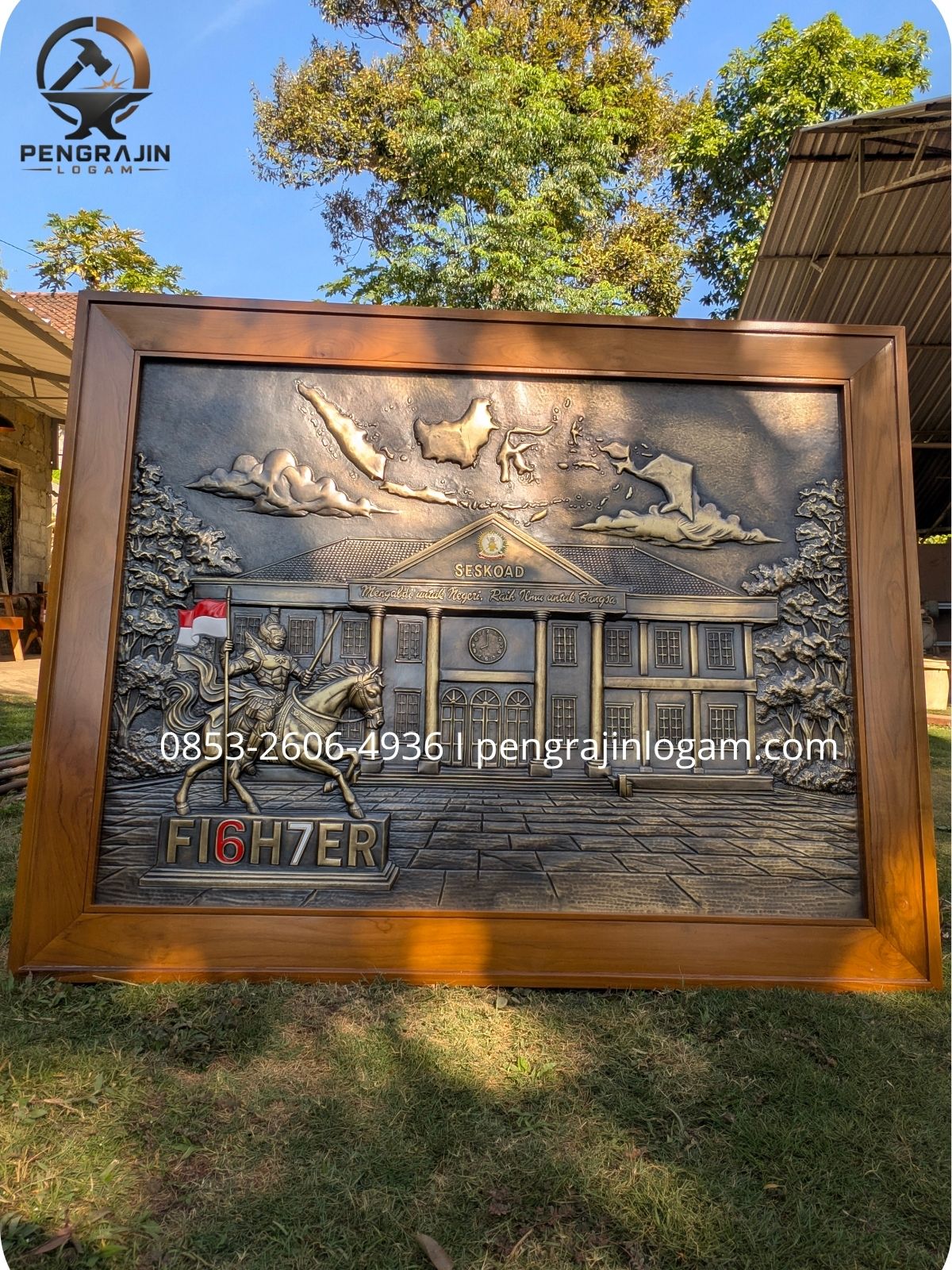 Custom relef kuningan Custom relef kuningan