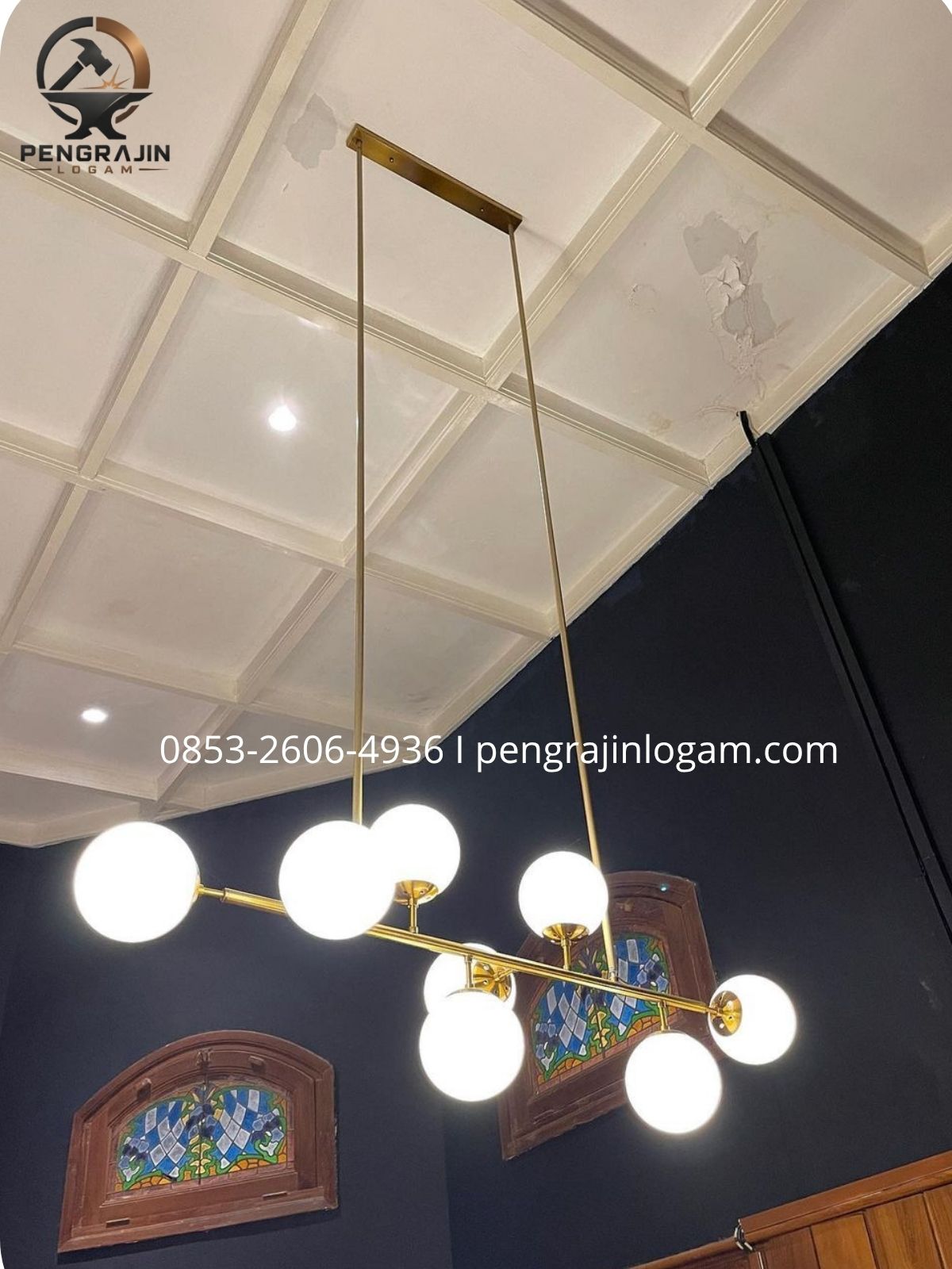 Lampu gantung dekoratif kuningan Lampu gantung dekoratif kuningan
