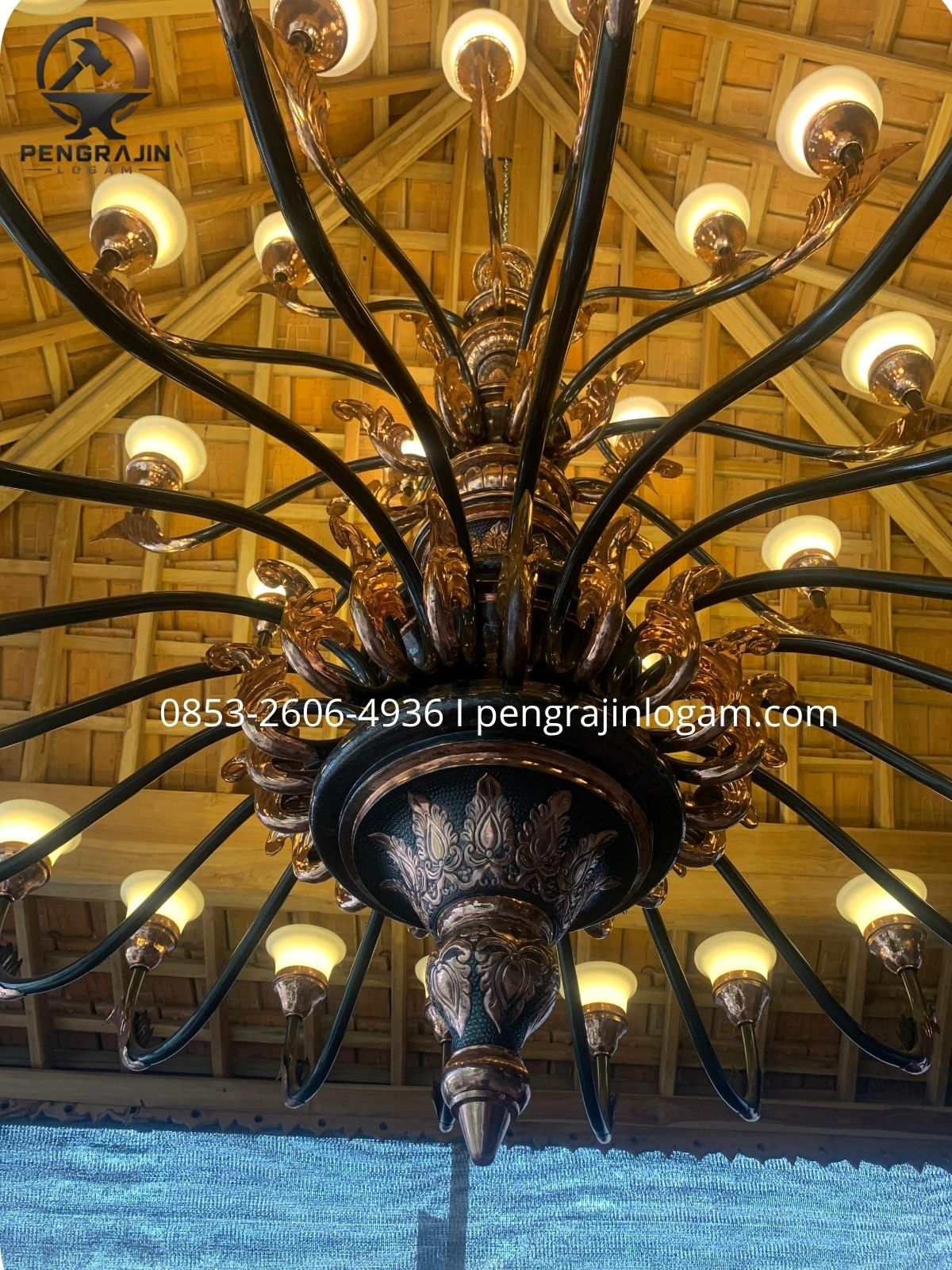 Lampu Robyong Tembag Mewah