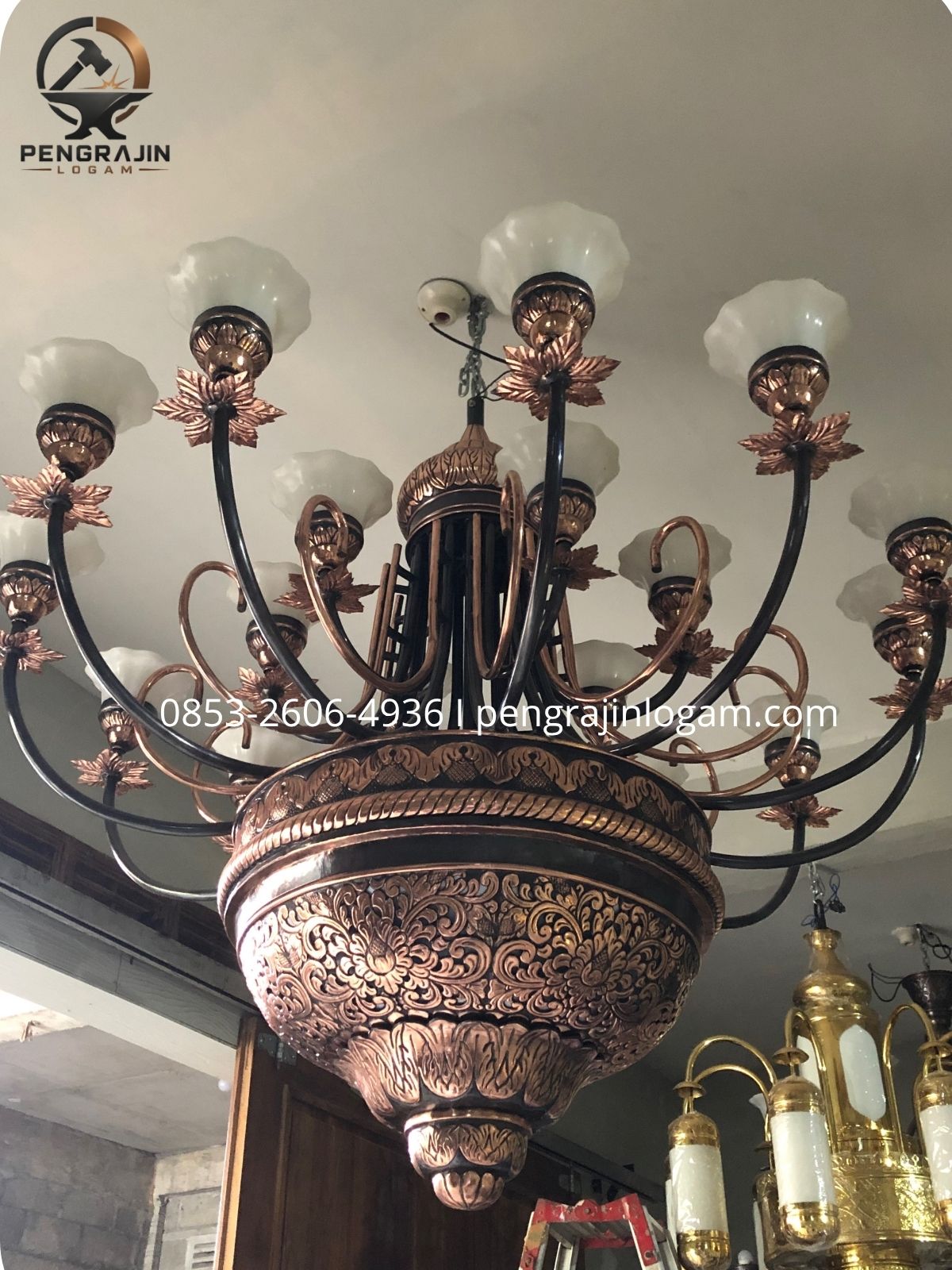 Lampu Gantung Tembaga