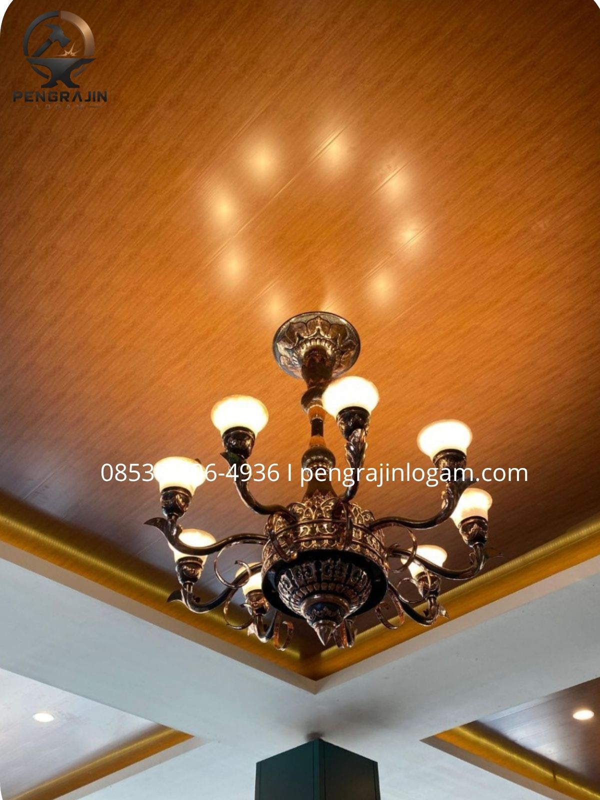 Lampu Gantung Tembaga Minimalis