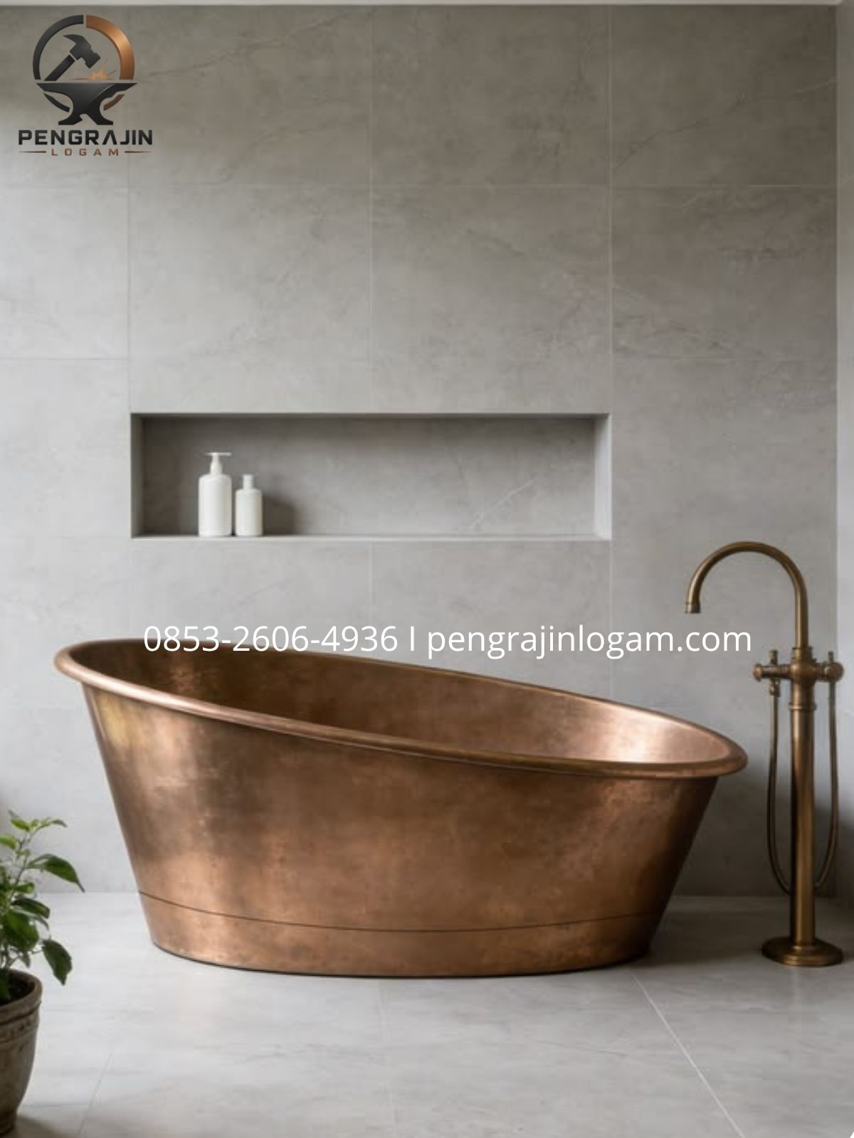 Bathtub Tembaga Villa Bathtub Tembaga Villa