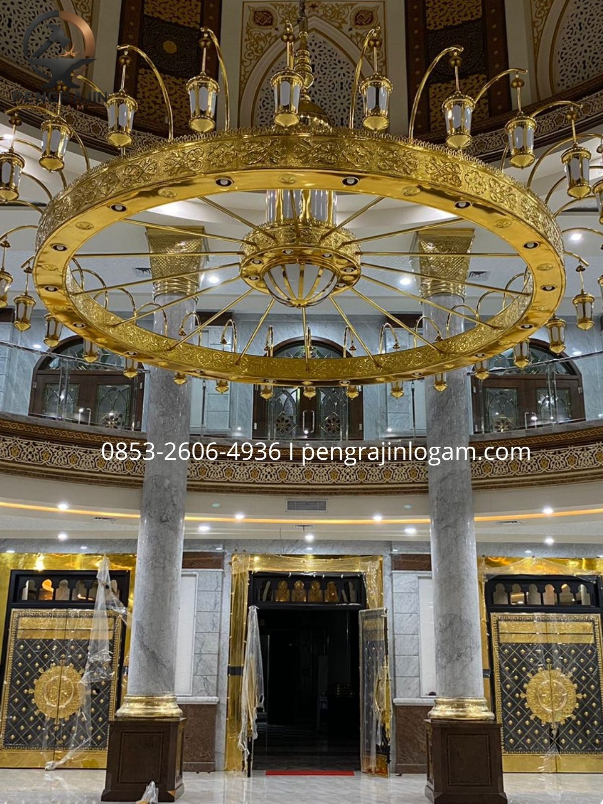 Lampu nabawi kuningan tembaga