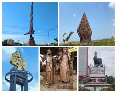 Monumen Tembaga Custom Berkualitas untuk Ikon Bangunan dan Ruang Publik