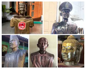 Patung Setengah Badan Tembaga