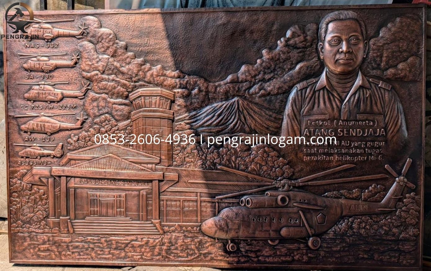 Custom Relief Tembaga Angakatan Udara Custom Relief Tembaga Angakatan Udara