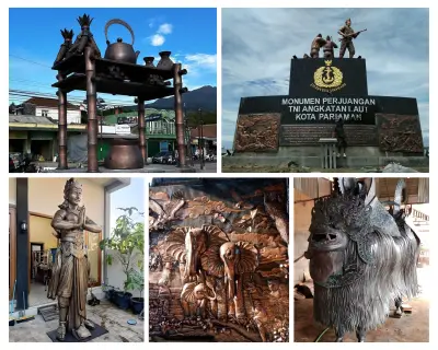 Patung Monumental Tembaga Custom | Elegan & Berkualitas