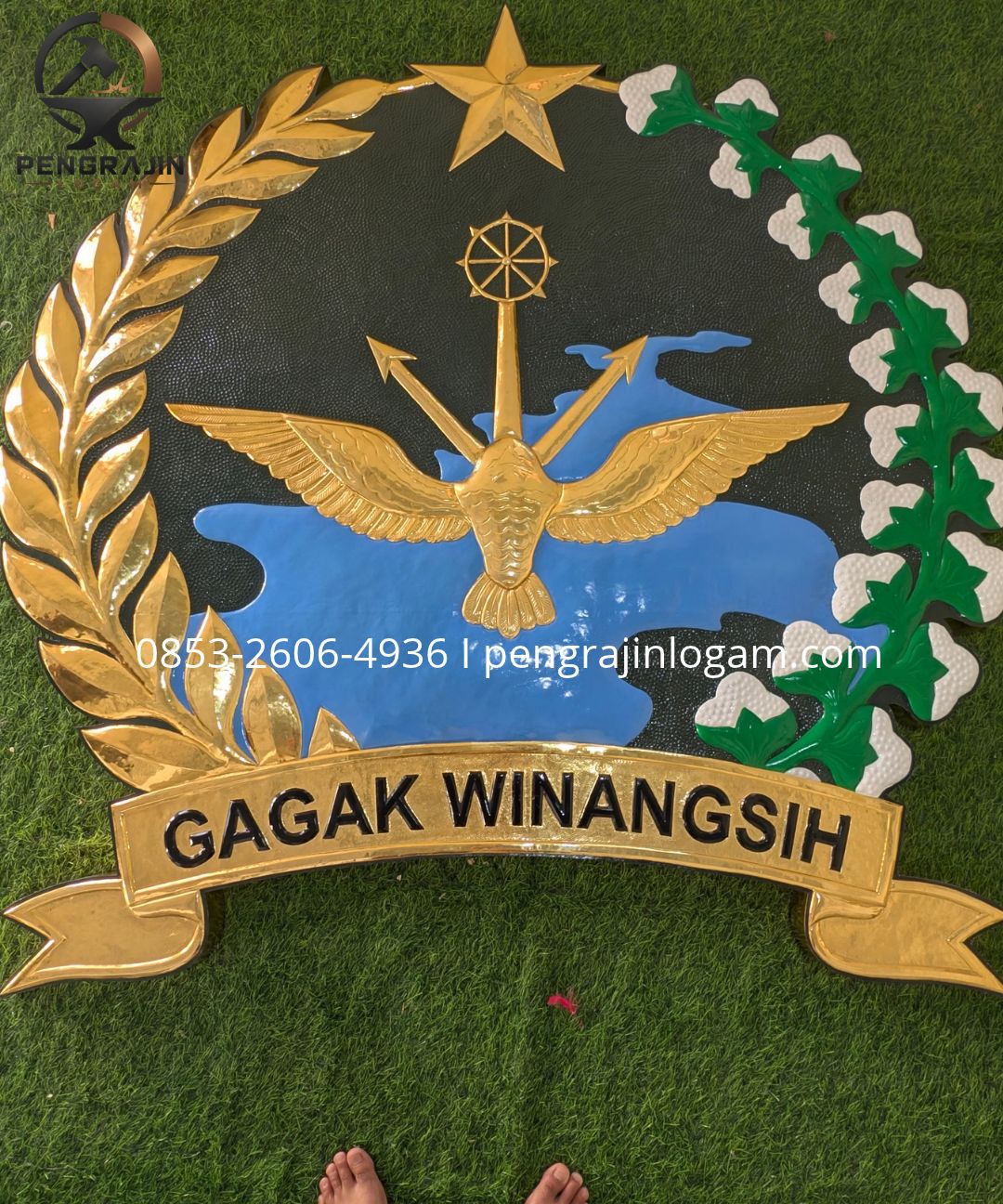 Logo Gagak Winangsih Tembaga Logo Gagak Winangsih Tembaga