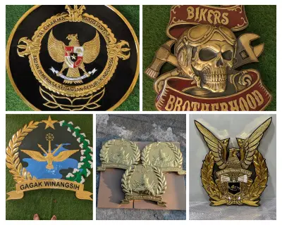 Jasa Logo Tembaga Custom Eksklusif