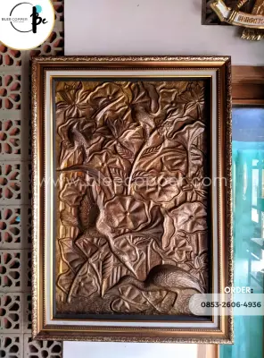 Relief Tembaga Yang Penuh Dengan Nilai Seni
